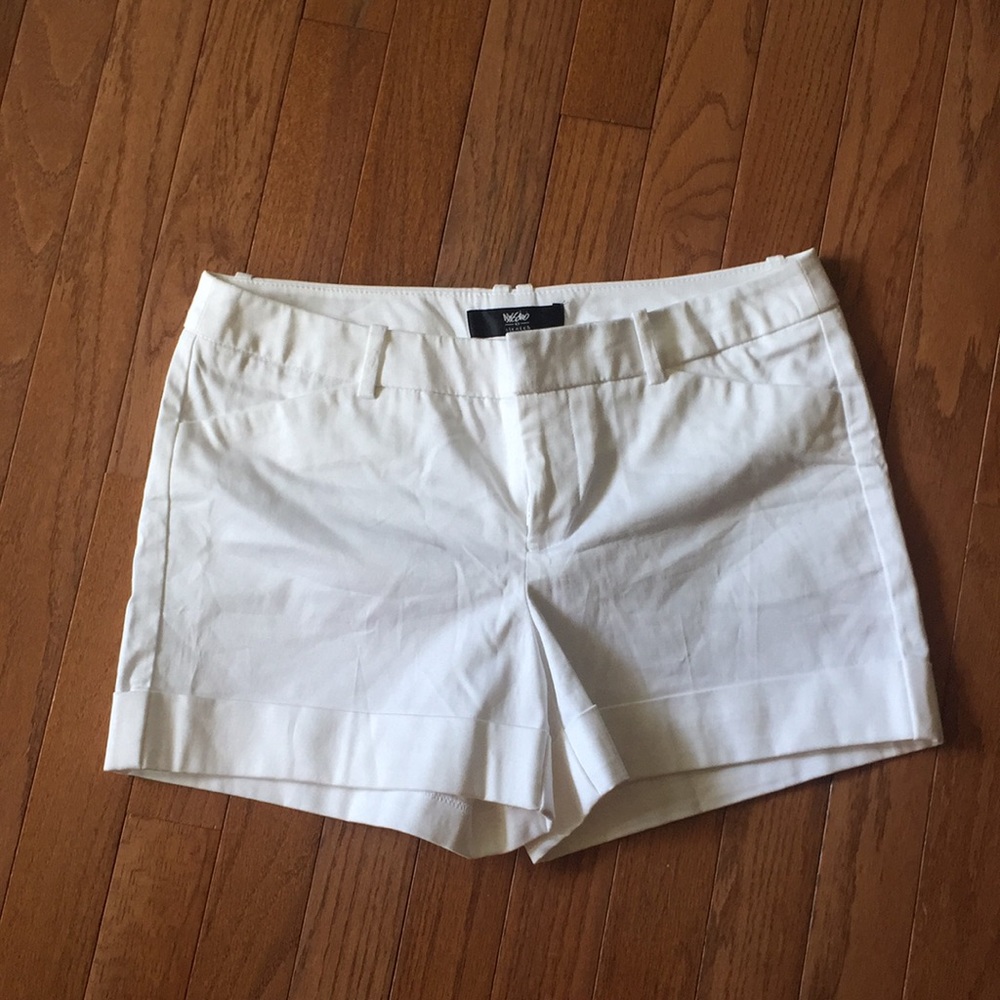 Mossimo Stretch white shorts